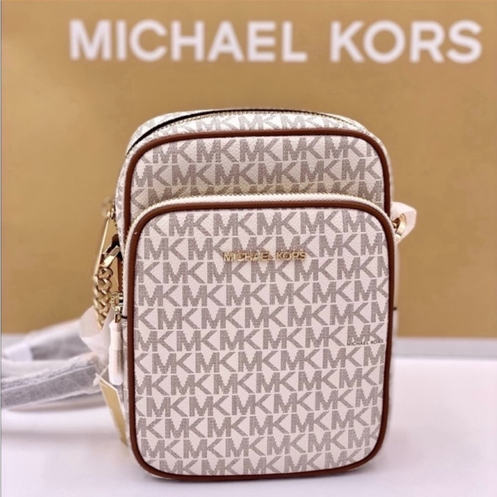 MICHAEL KORS Jet Set Travel Medium Logo Crossbody Bag
